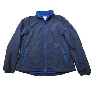 Duluth Trading Bomber Jacket Mens Medium Blue 3M Thinsulate Fleece Lined‎